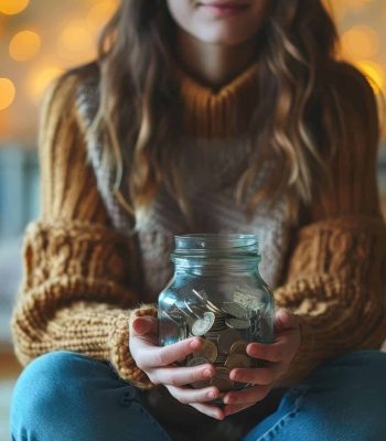 retrato-de-una-mujer-rodeada-de-dinero